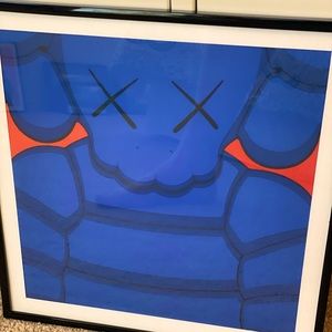 KAWS Chum Blue Canvas Print